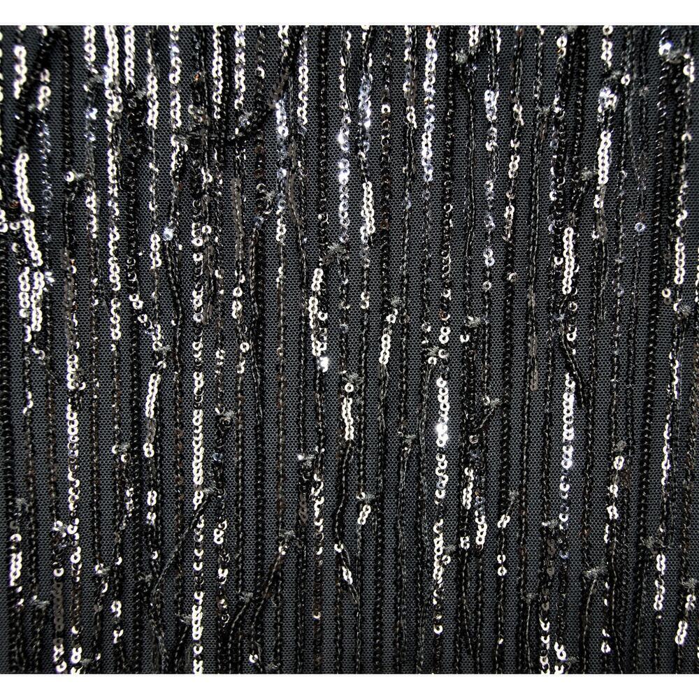 New Carla Conti Made in Italy Sequin Fringe Retro Cocktail Party Mini Dress - Picture 6 of 9